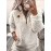 Women's Casual Fashion Pullover Zip Long Sleeve Top