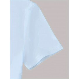 Women's White Crop T-Shirt - London '92 Numeric Graphic Tee - Stretchy Casual Summer Top - Vintage Streetwear Everyday Shirt - Non-See Through Crop Top for Women, Ladies T Shirts, Relaxed Fit Tee, Nontransparent Fabric